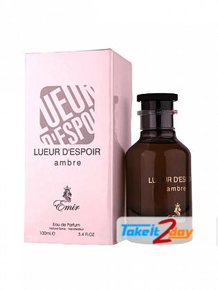 Paris Corner Emir Lueur D Espoir Ambre Perfume For Men And Women 100 ML EDP